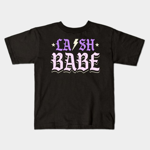 Lash Babe Kids T-Shirt by maxcode